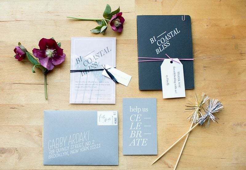 海外風デザインにきゅん♡真似したい海外花嫁さんのお洒落な招待状10選＊にて紹介している画像