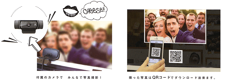 Next-Generation Welcome Board?! Prank Photo Booth at Wedding Venues?! The Amazing Happy Touch Display!にて紹介している画像