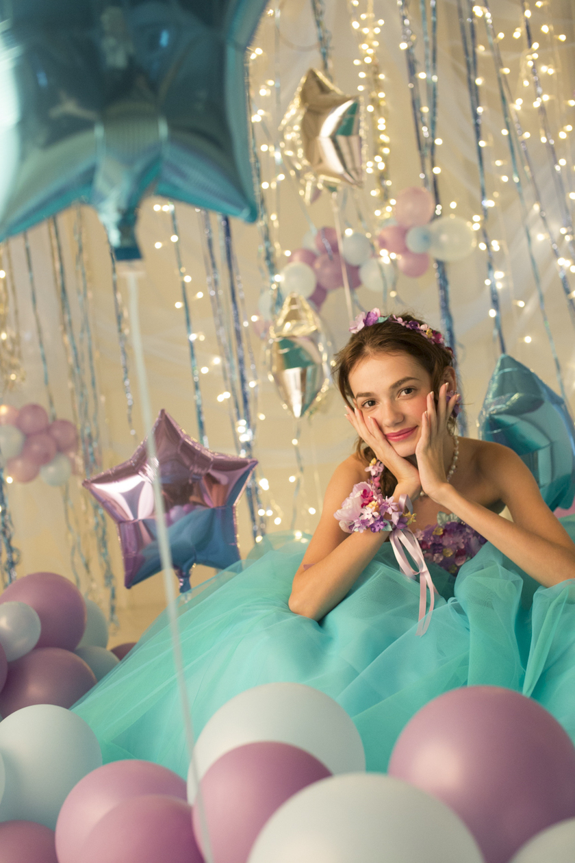 "I Can't Wait to Try It On! The Adorably Charming Wedding Dress from the KIYOKO HATA and marry Collaboration Revealed for the First Time*"にて紹介している画像