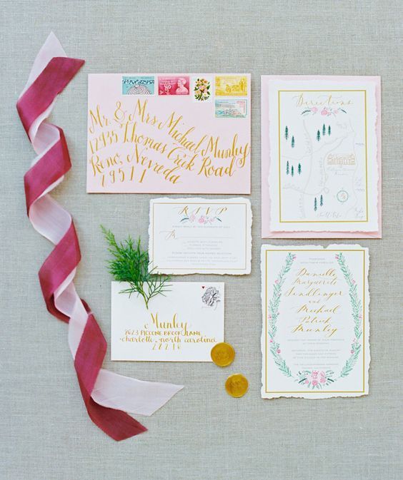 8 Stylish Invitation Designs for International Weddings That You’ll Want to Reference ♡にて紹介している画像