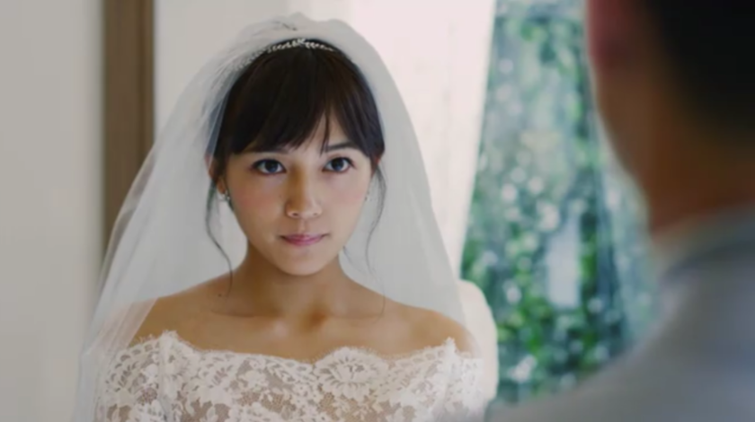 “……但是，她是个好人。”川口春奈出演♡描绘交换誓言瞬间新娘心情的感人CM＊にて紹介している画像
