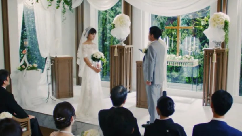 “……但是，她是个好人。”川口春奈出演♡描绘交换誓言瞬间新娘心情的感人CM＊にて紹介している画像