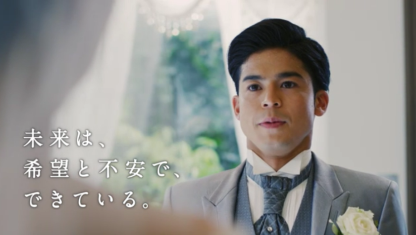 “……但是，她是个好人。”川口春奈出演♡描绘交换誓言瞬间新娘心情的感人CM＊にて紹介している画像