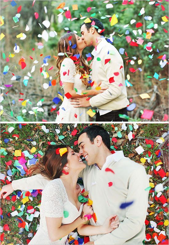 "Confetti in the Air: 3 Recommended Situations for a Beautiful Paper Shower Celebration"にて紹介している画像