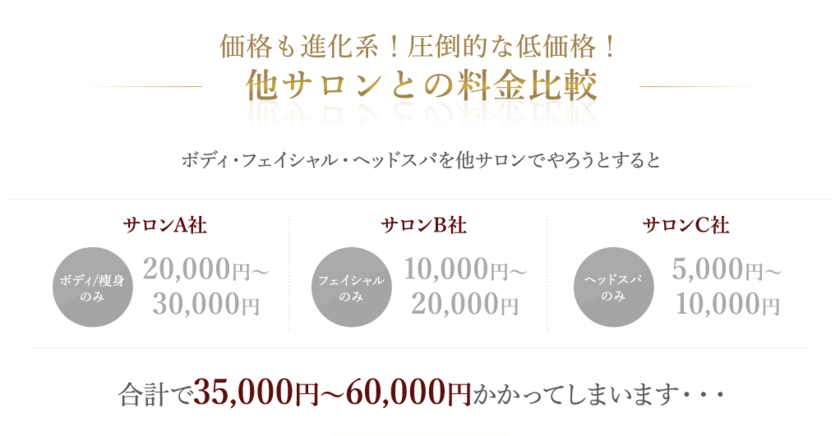 むくんだ足に、大きなお顔。。。これでドレスを着るわけにはいかないから。通うべき〔神エステサロン〕はどこ?にて紹介している画像