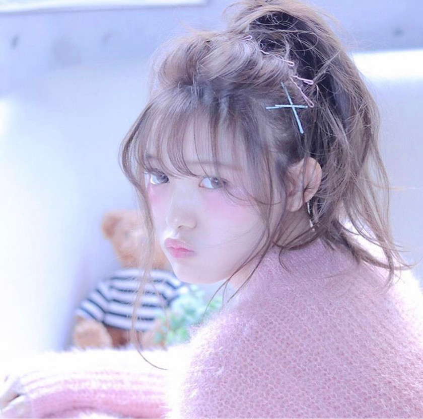 "I Want Him to Always Call Me Cute ♡ How to Achieve It: A Self- Hairstyling Catalog*"にて紹介している画像