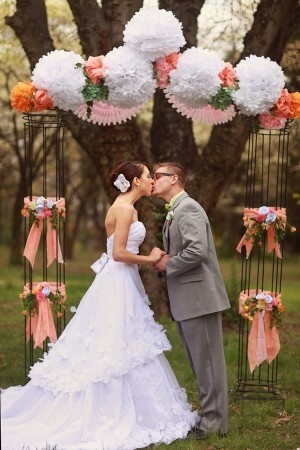 お花みたいで可愛い♡ポンポンアートcollectionにて紹介している画像