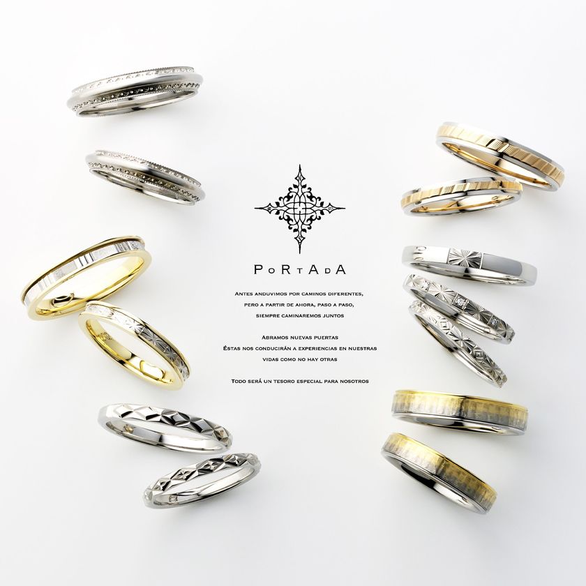 "Something for Four: Stunning Portada Rings That Come with 6 Pence Coins Available for Purchase and as Gifts!"にて紹介している画像