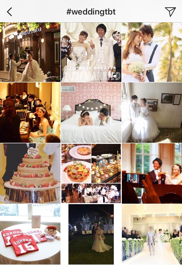 "January 12th: 💖 A Thursday Overflowing with Wonderful Love! 💖 Here are This Week's Top 9 #weddingtbt Picks Found on Instagram*"にて紹介している画像
