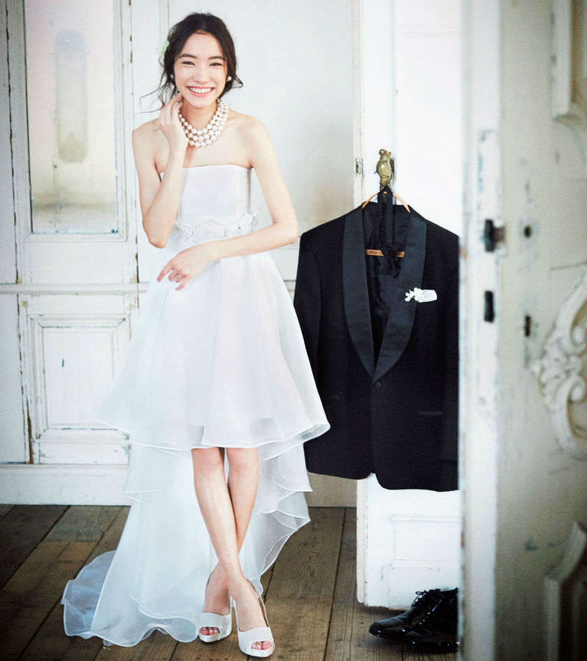 "Good News for Petite Brides: A Special Feature on Dresses that Enhance Your Style!"にて紹介している画像