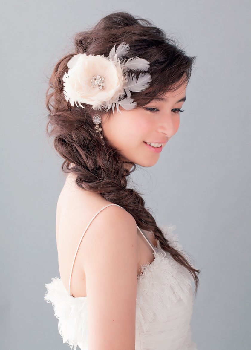 "Strive for a 360-Degree All-Around Beauty! 4 Popular Soft and Airy Hairstyles for Brides that Elegantly Showcase Individuality*"にて紹介している画像