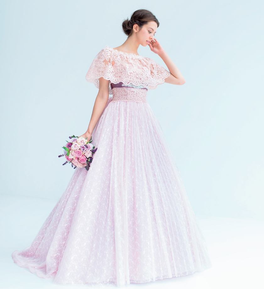 写真映え抜群♡お洒落すぎる「シャーベットカラードレス」８選＊にて紹介している画像