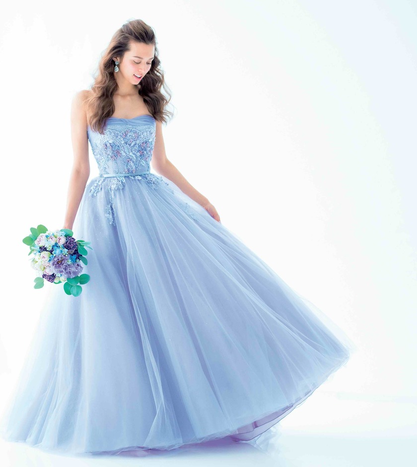 写真映え抜群♡お洒落すぎる「シャーベットカラードレス」８選＊にて紹介している画像