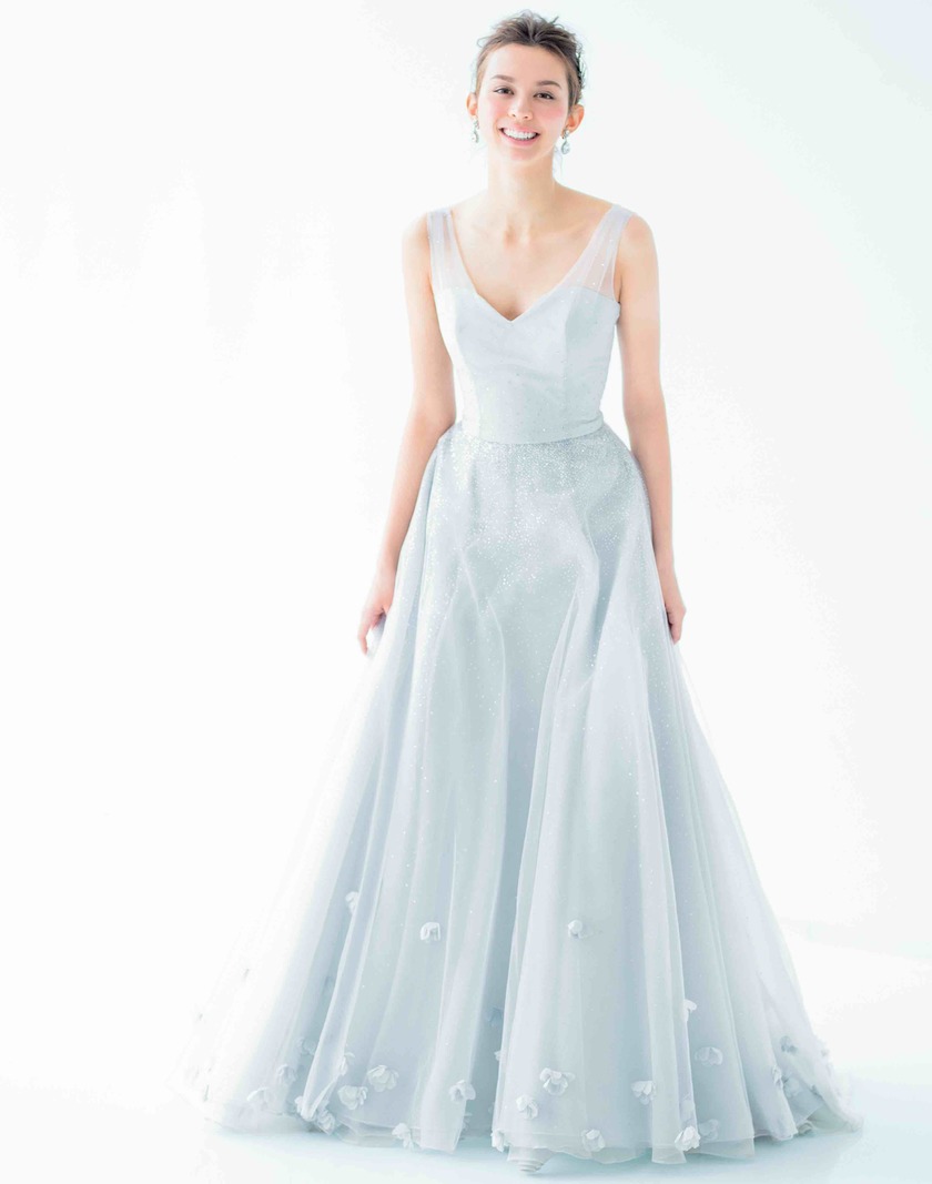 写真映え抜群♡お洒落すぎる「シャーベットカラードレス」８選＊にて紹介している画像