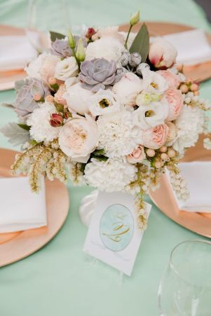 さわやか♡ミントカラーのテーブルデコレーション♡にて紹介している画像