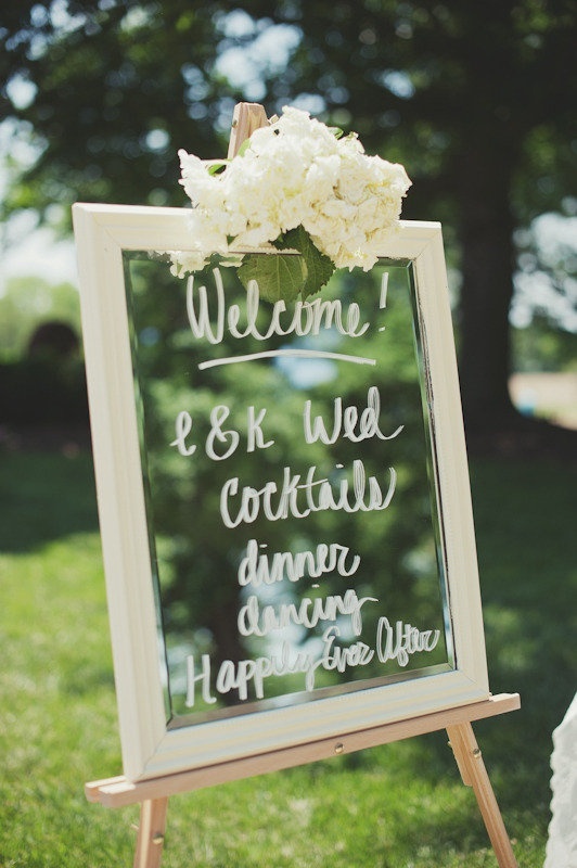 シンプルなのが、素敵ポイント♡海外のウェルカムボードデザインが参考になる！にて紹介している画像