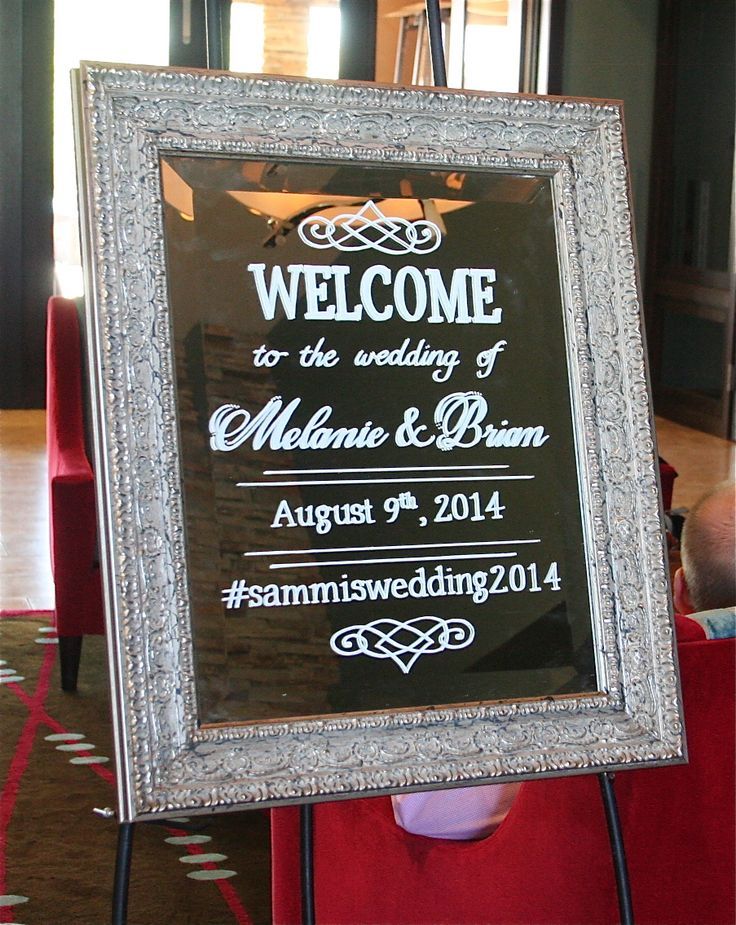 シンプルなのが、素敵ポイント♡海外のウェルカムボードデザインが参考になる！にて紹介している画像