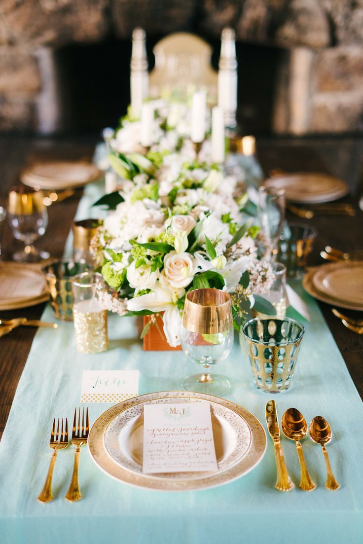 さわやか♡ミントカラーのテーブルデコレーション♡にて紹介している画像