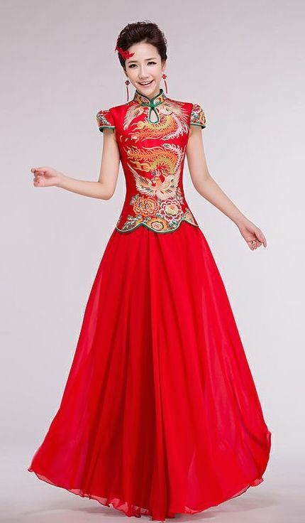 女を魅せるハッピーカラー！真っ赤なチャイナドレスであなたの魅力を爆発させて♡にて紹介している画像