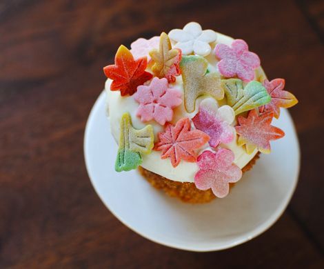 "This is Definitely Worthy of Being Called Wagashi! The Adorable Kimono-patterned Cupcakes Delight Me♡"にて紹介している画像