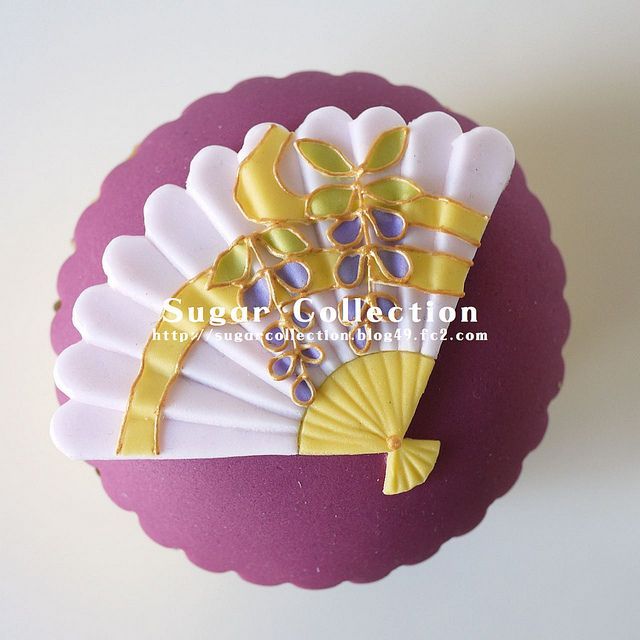 "This is Definitely Worthy of Being Called Wagashi! The Adorable Kimono-patterned Cupcakes Delight Me♡"にて紹介している画像