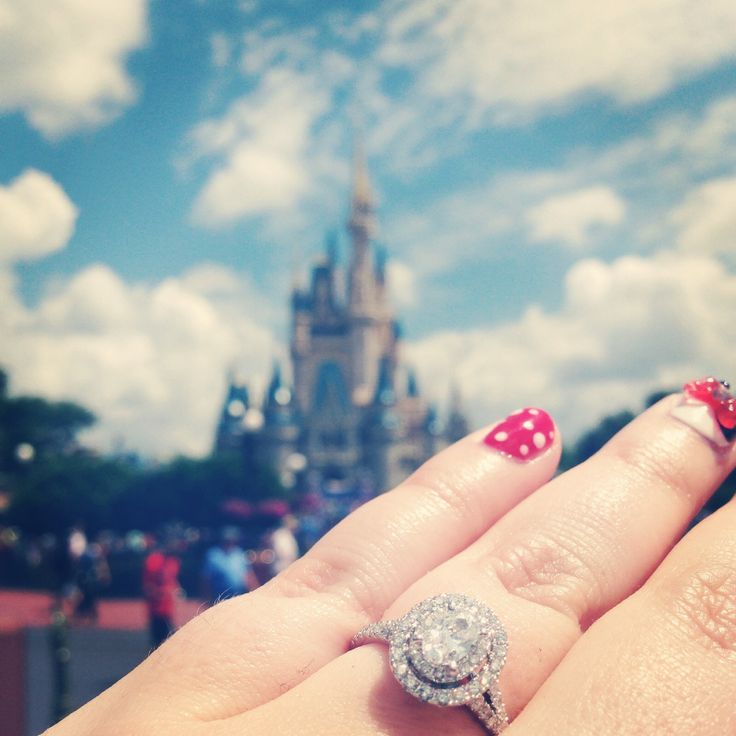 Surrounded by Characters! A Dreamlike Proposal at Disneyland ♡にて紹介している画像