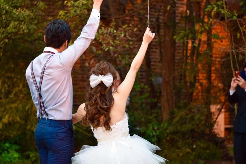 "Trendy and Stylish Weddings: 4 Popular Balloon Decorations for a Cute and Fluffy Atmosphere!"にて紹介している画像