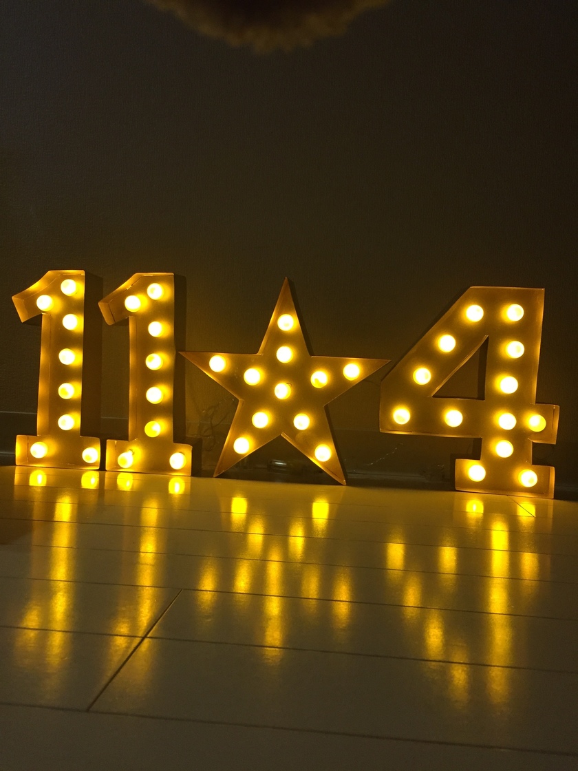 日付や記号、漢字まで*イニシャルだけじゃないんです!《マーキーライト》で作りたい文字まとめにて紹介している画像