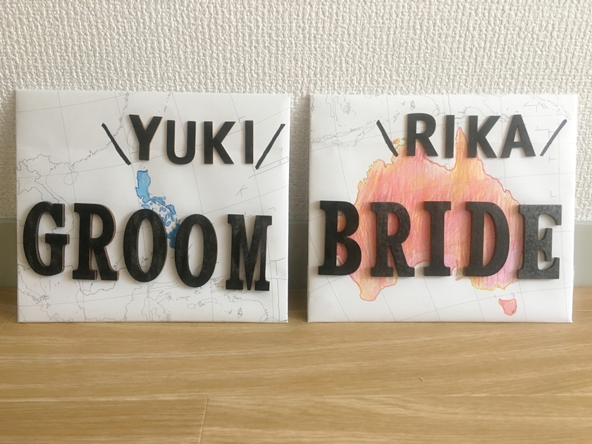 意外とバリエーションがある！〔受付サイン〕の新郎側新婦側の表記の仕方７パターンにて紹介している画像