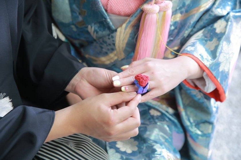 "Preparing for Pre-Shoot! A Complete Guide to Beautiful 'Hand Shots' in Japanese Traditional Attire"にて紹介している画像