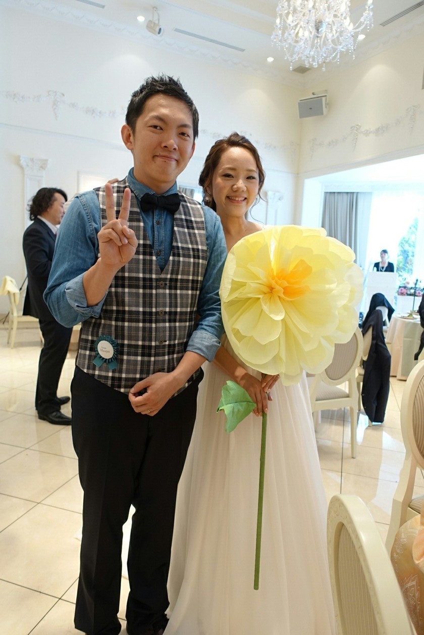 ＼結婚式DIY／撮影アイテムとして人気の〔ジャイアントフラワーの作り方〕を徹底解説♩にて紹介している画像