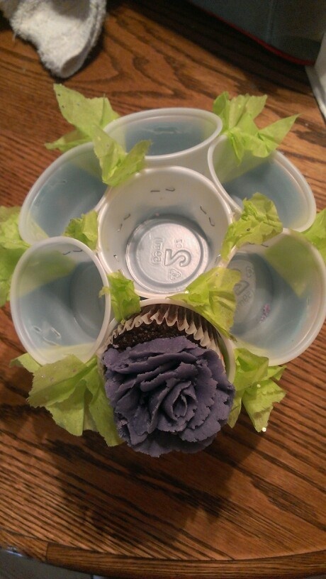 Can You Believe It?! This Bouquet is Made of Flower Cupcakes♡にて紹介している画像