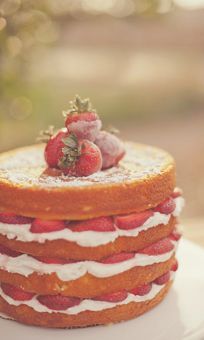 nakedスタイルが可愛いケーキをあつめました♡にて紹介している画像