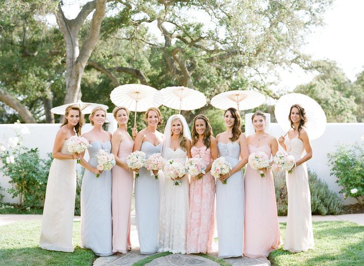 パステルレインボーが可愛いブライズメイドのドレス特集♡にて紹介している画像