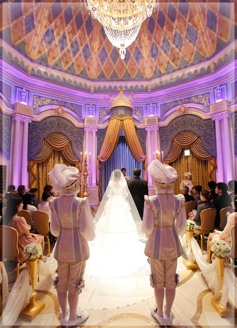 シンデレラ城の中でWedding！今日はあなたがプリンセス♡夢と魔法に包まれた1日♡にて紹介している画像