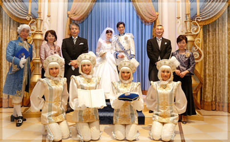 シンデレラ城の中でWedding！今日はあなたがプリンセス♡夢と魔法に包まれた1日♡にて紹介している画像