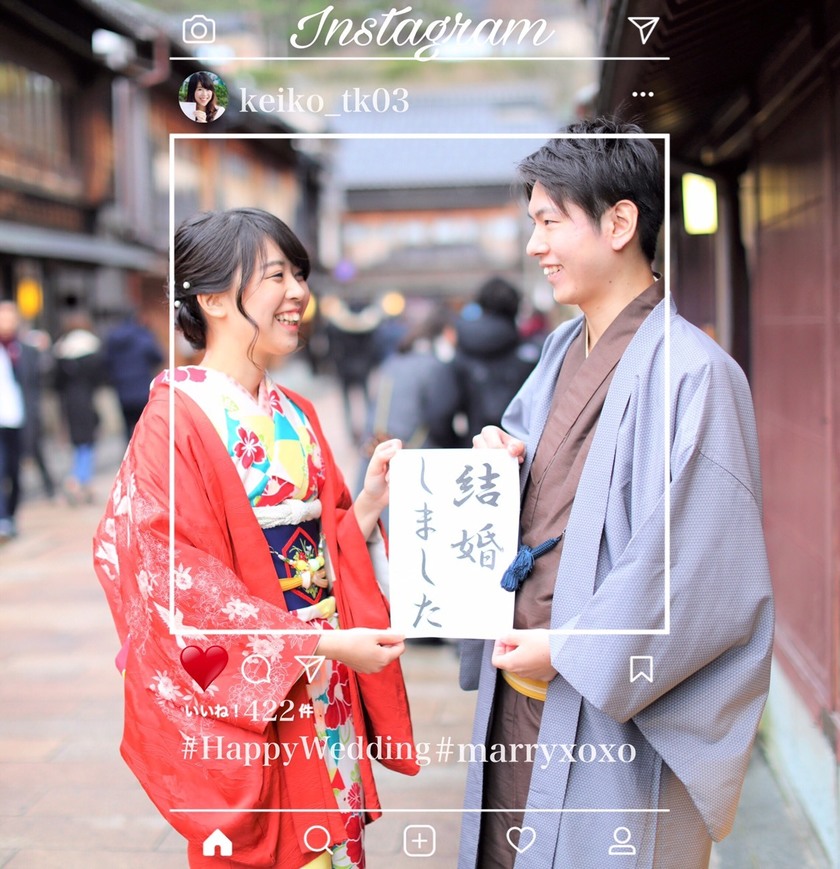 潮流最盛期的修图技巧♡你知道将Instagram界面合成到照片上的“Instagram风修图”吗？！にて紹介している画像