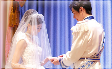 シンデレラ城の中でWedding！今日はあなたがプリンセス♡夢と魔法に包まれた1日♡にて紹介している画像