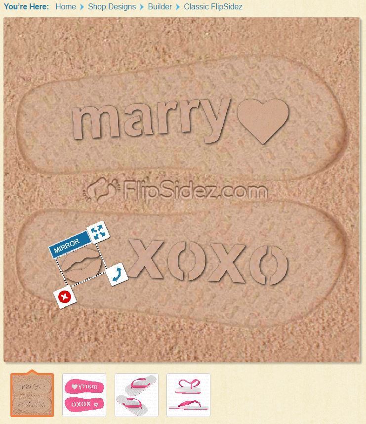 "I Want to Get 'Message Sandals' That Leave Our Names and Anniversaries on the Beach for Our Travels and Photos with Him ♡"にて紹介している画像
