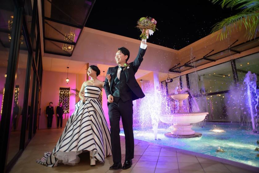 내추럴 웨딩의 본보기♡ '라 폰테인'의 예쁜 행사 장식 사례를 참고하고 싶어요＊にて紹介している画像