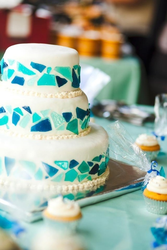 モザイクが可愛いwedding cake12♡にて紹介している画像