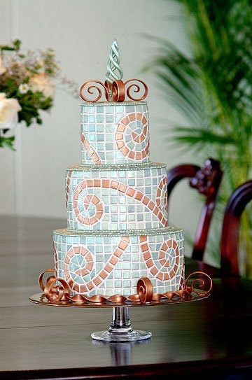 モザイクが可愛いwedding cake12♡にて紹介している画像