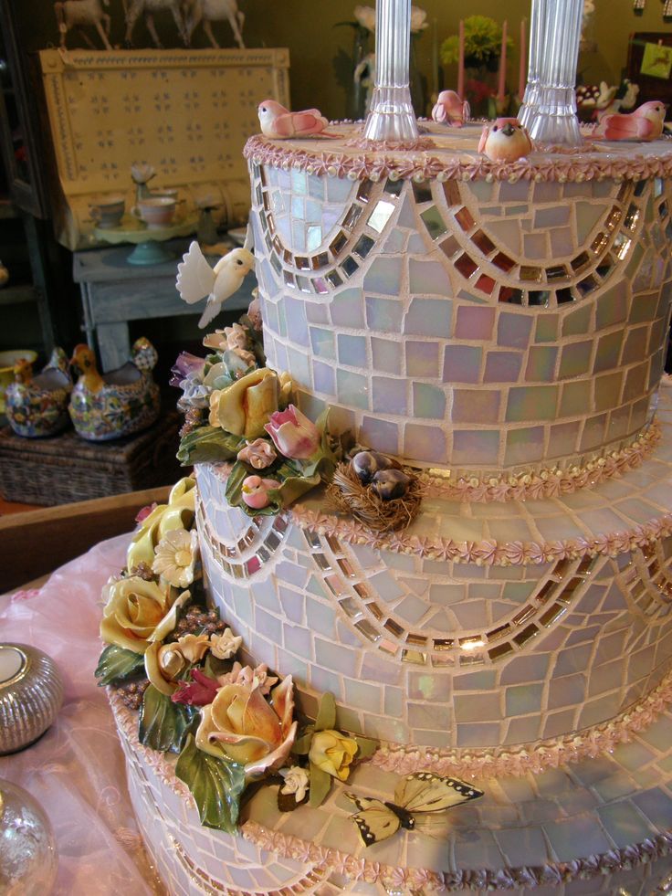モザイクが可愛いwedding cake12♡にて紹介している画像