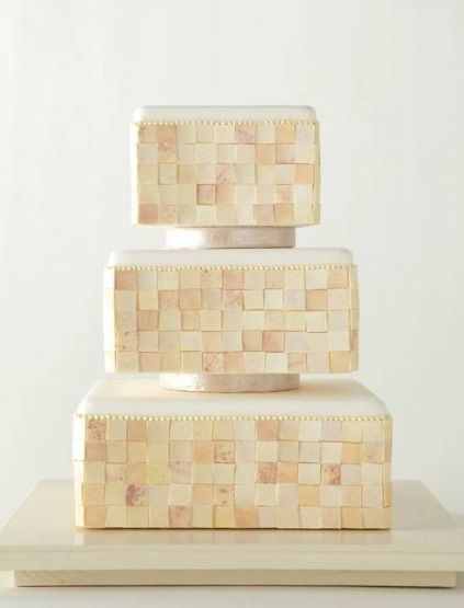 モザイクが可愛いwedding cake12♡にて紹介している画像