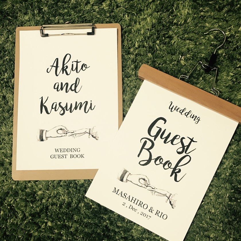 一生の宝物になる♡受付でゲストにお願いしたい〔芳名帳の役割のもの〕一覧＊にて紹介している画像