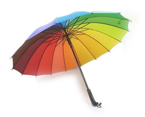 The Colorful Rainbow Umbrella Available at Flying Tiger: A Must-Have Photography Prop for Stunning Shots!にて紹介している画像