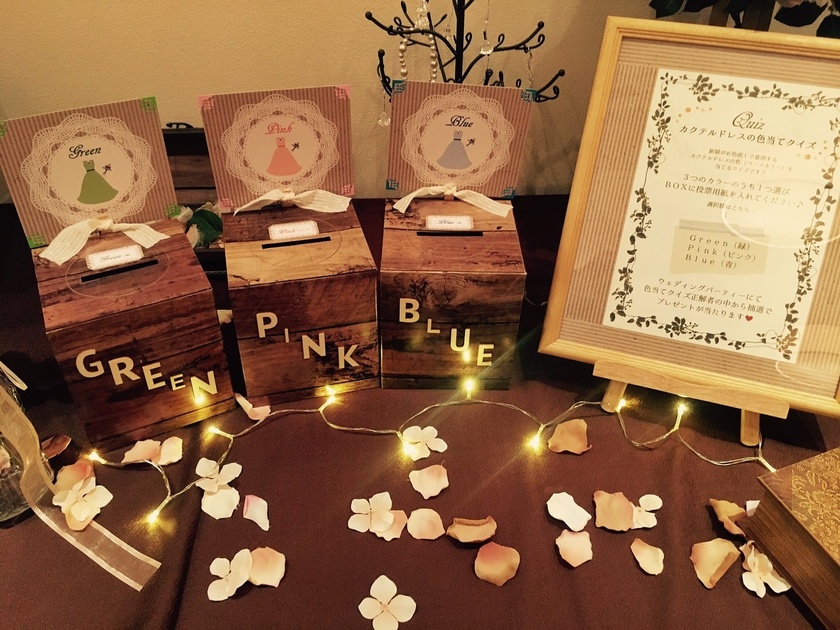 Bridal Transformation Time! What Color Will the Bride's Dress Be? *A Compilation of Ideas for Dress Color Guessing Quizzes♡にて紹介している画像