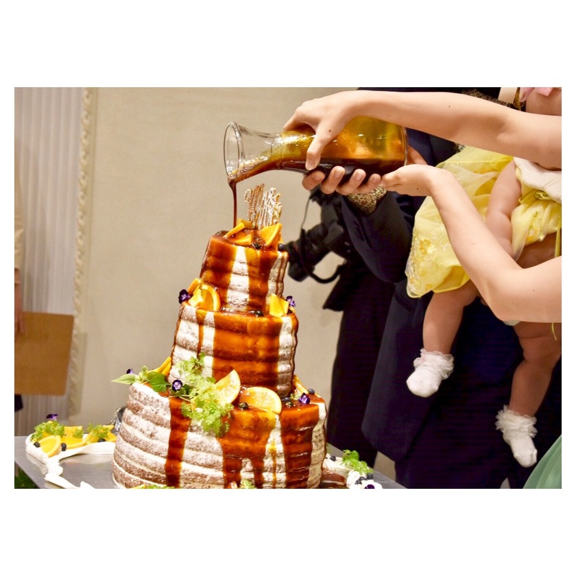 Not Just Cake Cutting! 6 Types of 'First Joint Tasks' You Can Do with Your Wedding Cake ♡にて紹介している画像