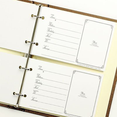 ゲストカードを写真付きで保管できる♡芳名帳に「チェキ」を入れられる優秀アイテム発見＊にて紹介している画像