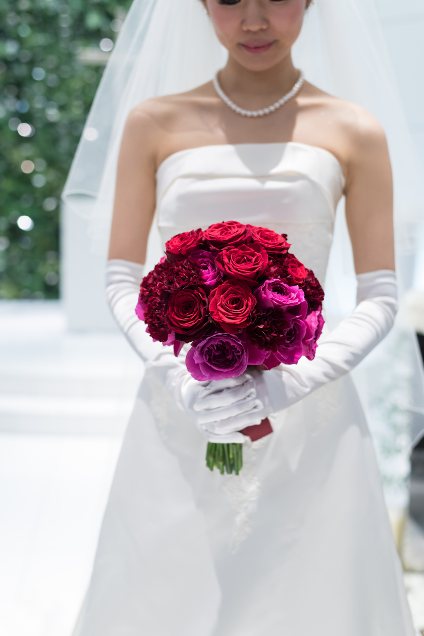 Key Factors? A Compilation of Real Brides' Chosen Wedding Bouquet Designs and Their Reasons*にて紹介している画像